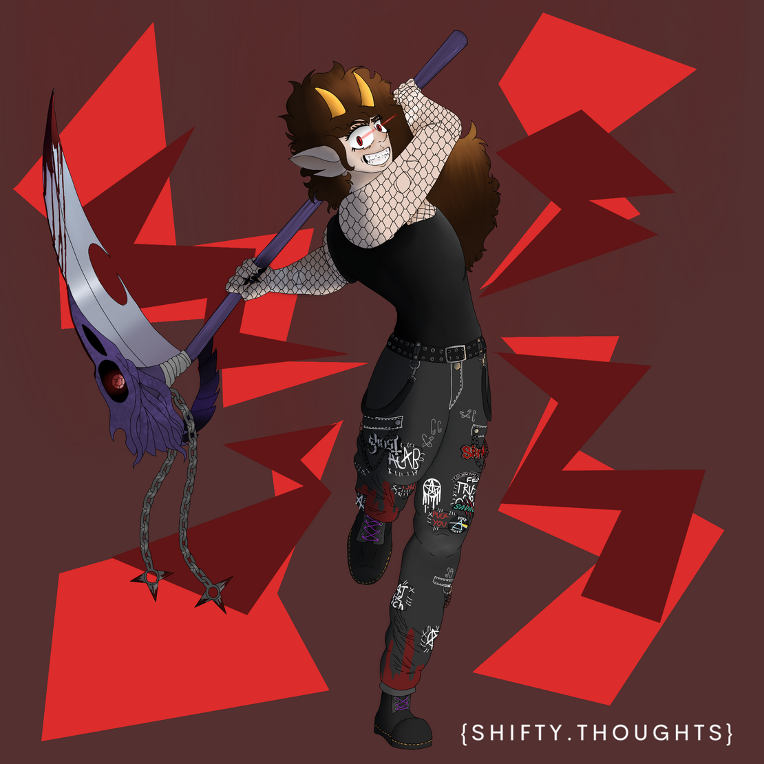 Salem Blackburn in Alt attire